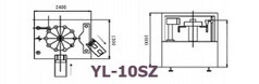 Схема ротационной упаковочной машины в готовый пакет YL-10SZ